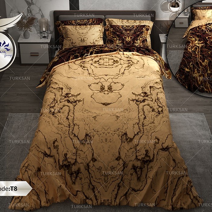 روتختی دونفره دو رو طرحدار  ترکسان طرح T8