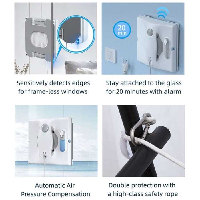 ربات شیشه پاک کن هات مدل W8