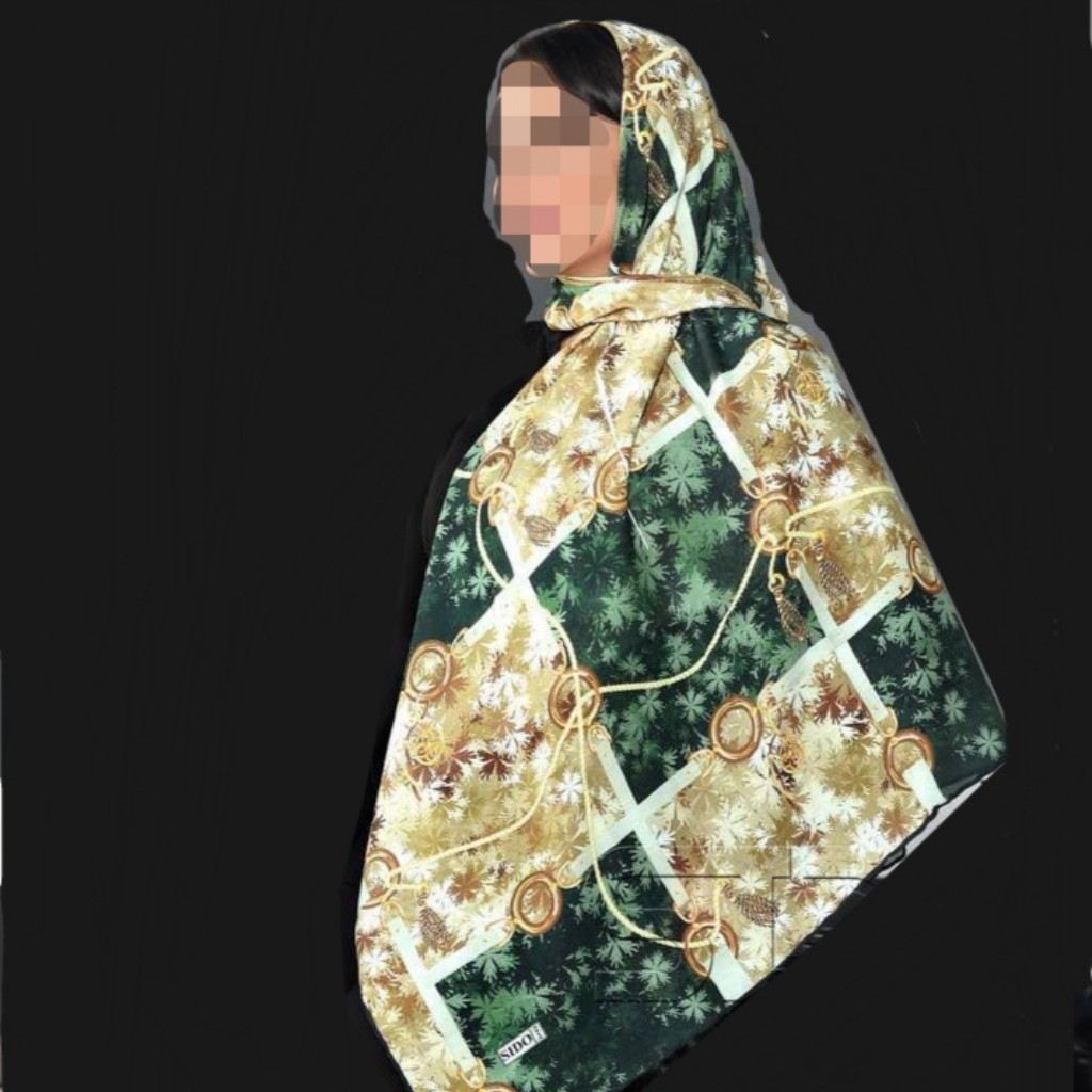 روسری نخی زنانه طرح حلقه
