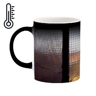 ماگ حرارتی طرح شیشه شکسته مدل mgh02508