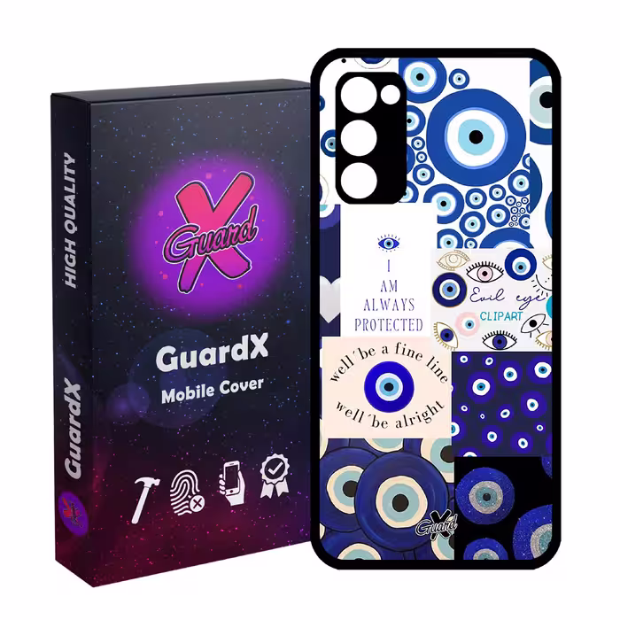 کاور گارد ایکس طرح چشم نظر مدل Glass10430 مناسب برای گوشی موبایل سامسونگ Galaxy S20 FE