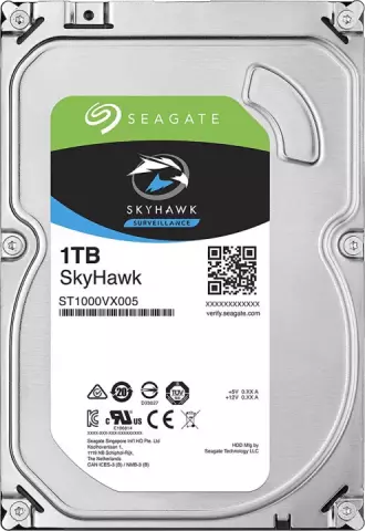 هارد اینترنال 1 ترابایت Seagate مدل Skyhawk ST1000VX005
