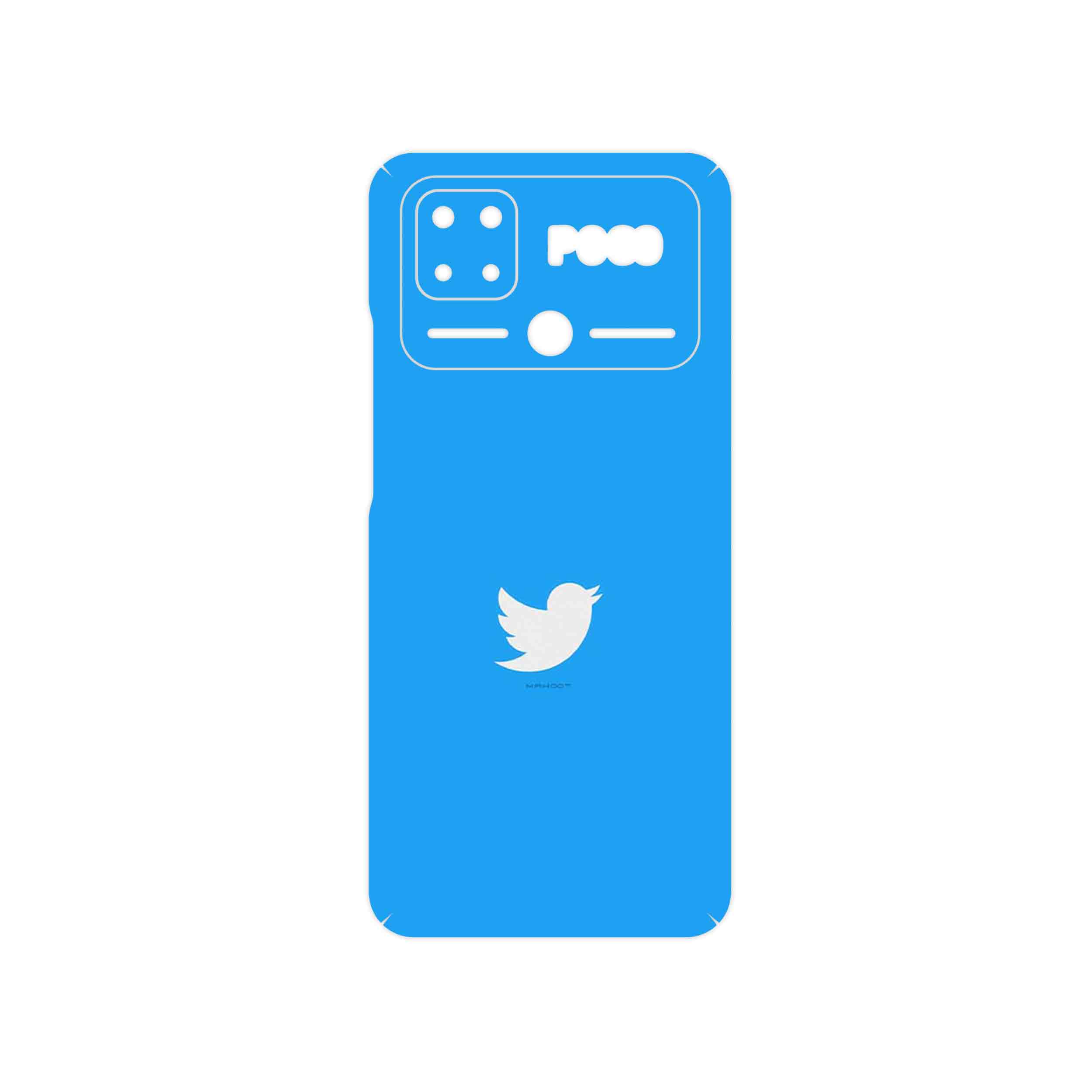 برچسب پوششی ماهوت مدل Tweeter مناسب برای گوشی موبایل شیائومی Poco C40