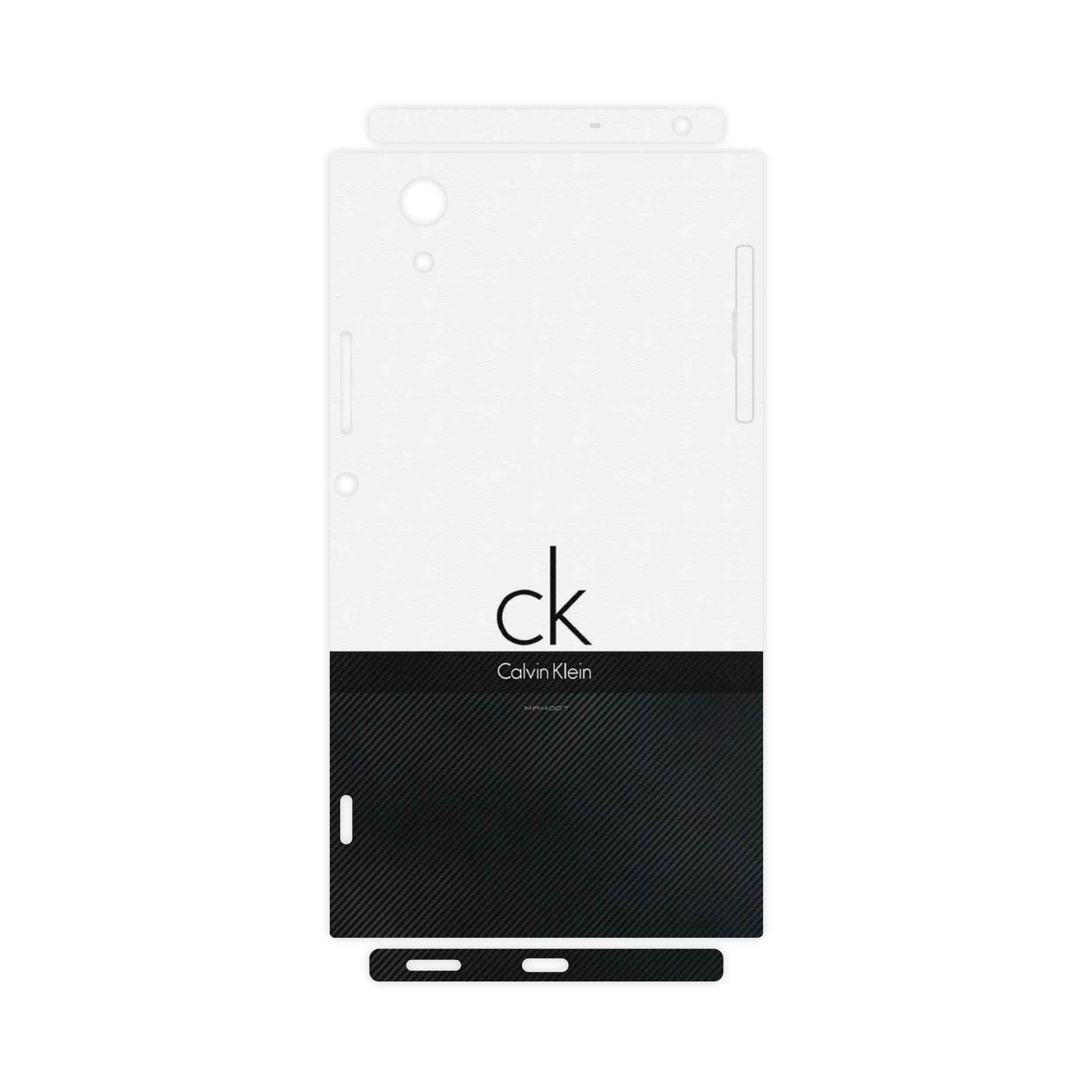 برچسب پوششی ماهوت مدل Calvin Klein-FullSkin مناسب برای گوشی موبایل سونی Xperia XA1