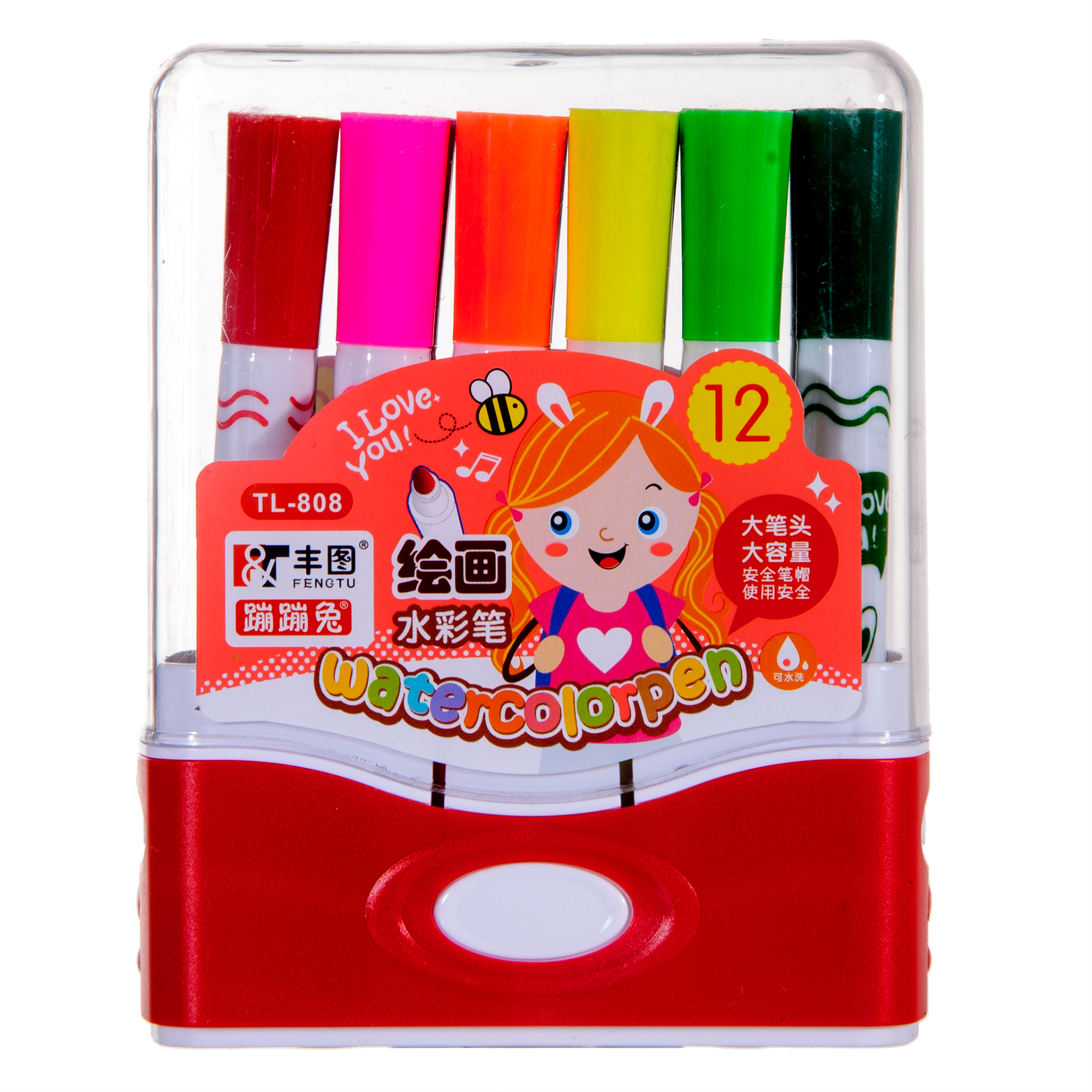 ماژیک  12 رنگ مدل پاندا