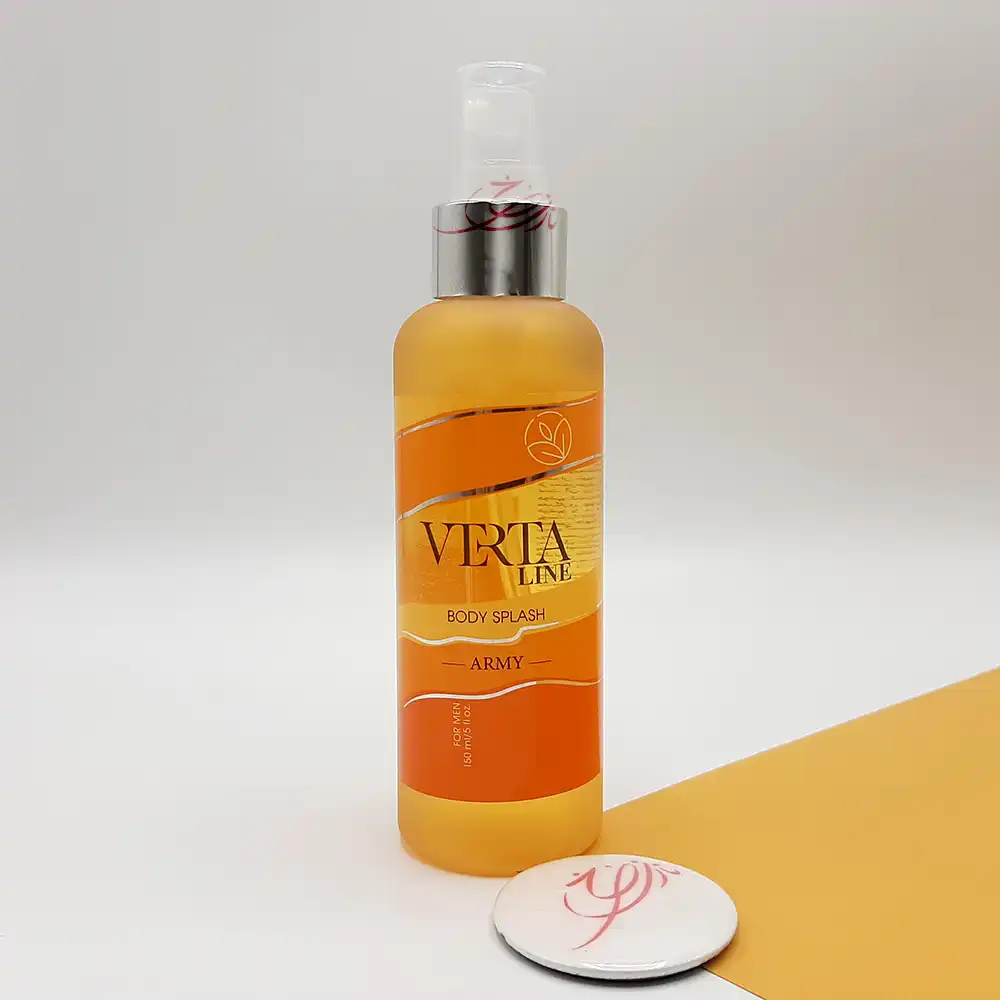 بادی اسپلش مردانه رایحه آرمی ARMY ورتالاین VERTA LINE حجم 150 میلی لیتری