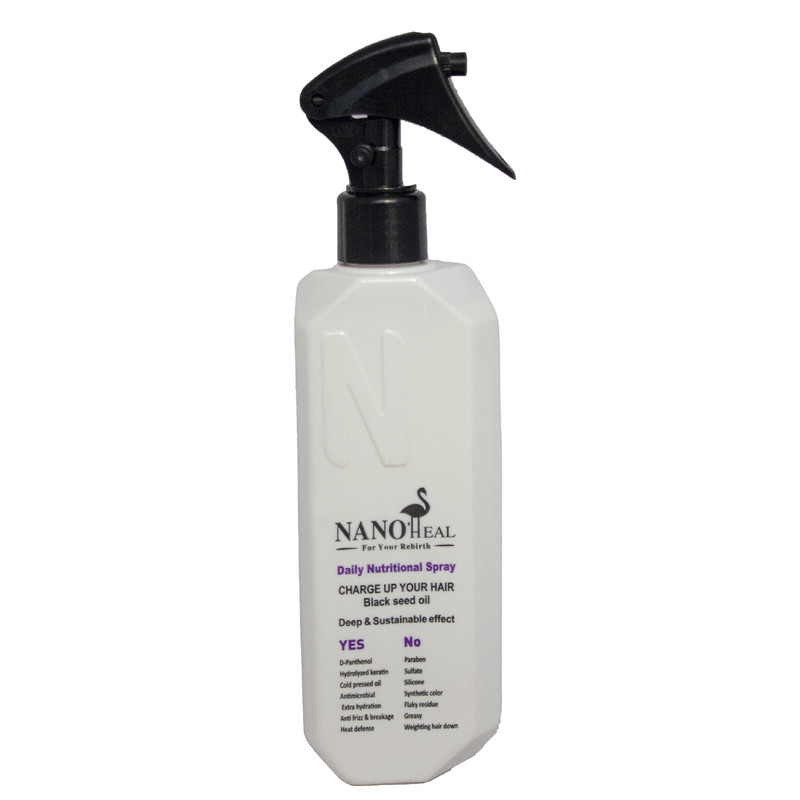 اسپری تقویت کننده مو نانوهیل حاوی روغن سیاه دانه حجم 270mL