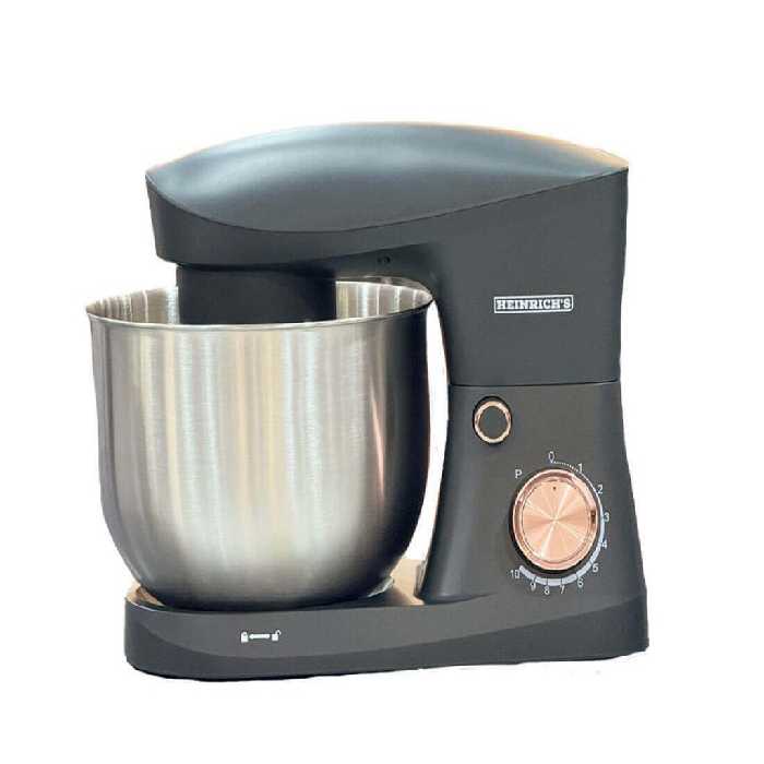 همزن کاسه دار 6 لیتری هنریچ مدل KM8077 رنگ نوک مدادی