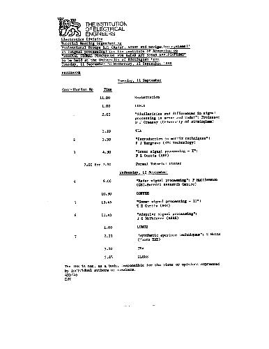 خرید و دانلود نسخه کامل کتاب Similariries and Differences in Signal Processing for Radar and Sonar