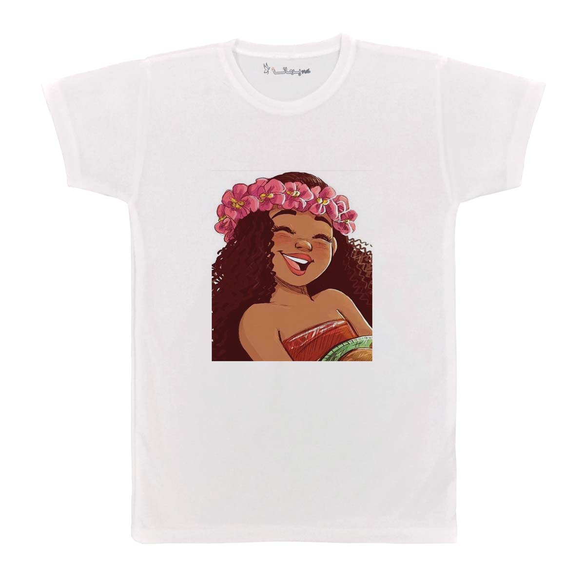 تی شرت بچگانه پرمانه طرح موانا کد pmt.1876