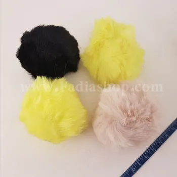 پم پم تزئینی رنگی سایز 2