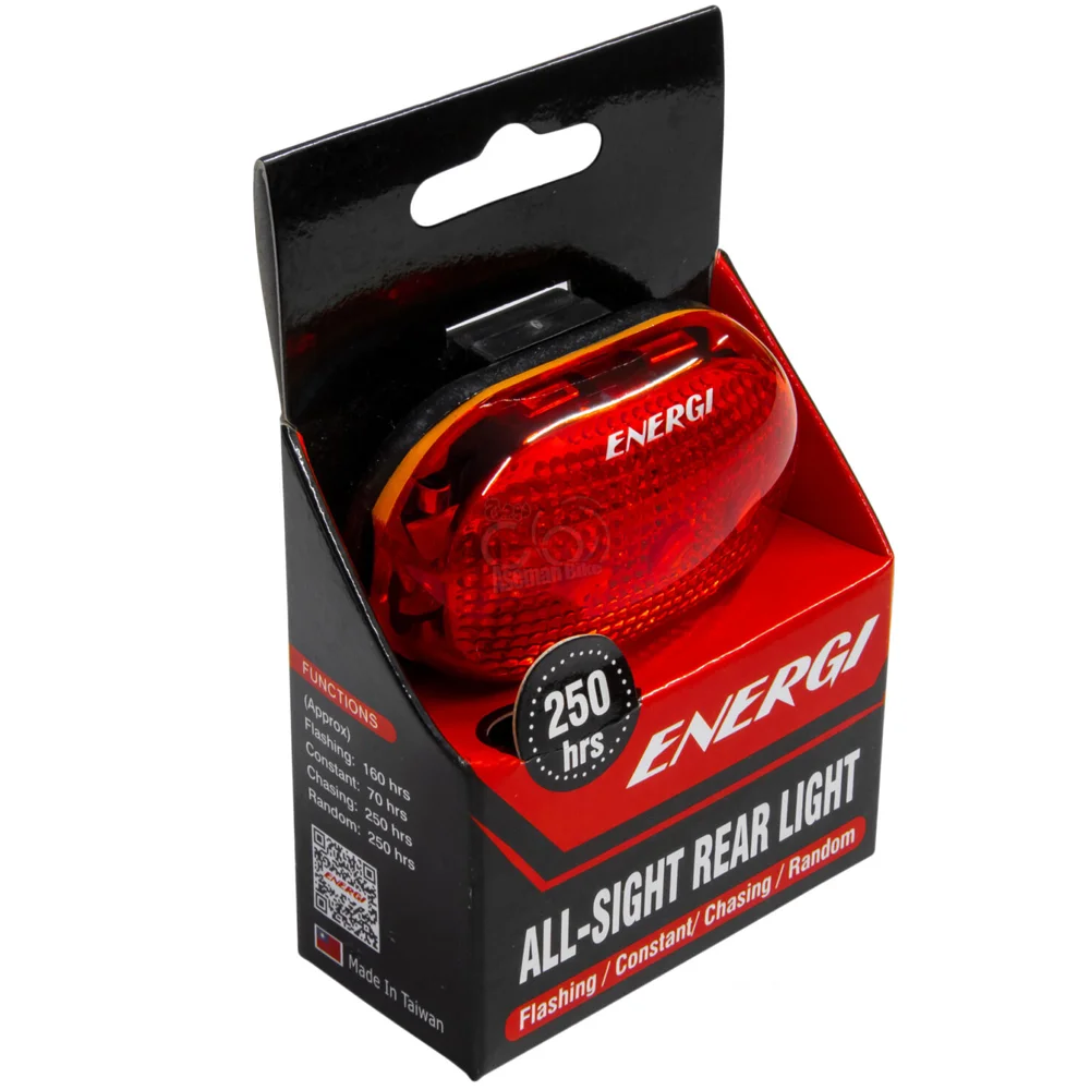 چراغ عقب دوچرخه انرژی مدل CG-404R1 قرمز ساخت تایوان Energi Rear-Bicycle-Light-ALL-SIGHT-REAR-LIGHT-CG-404R1 - آسمان دوچرخ