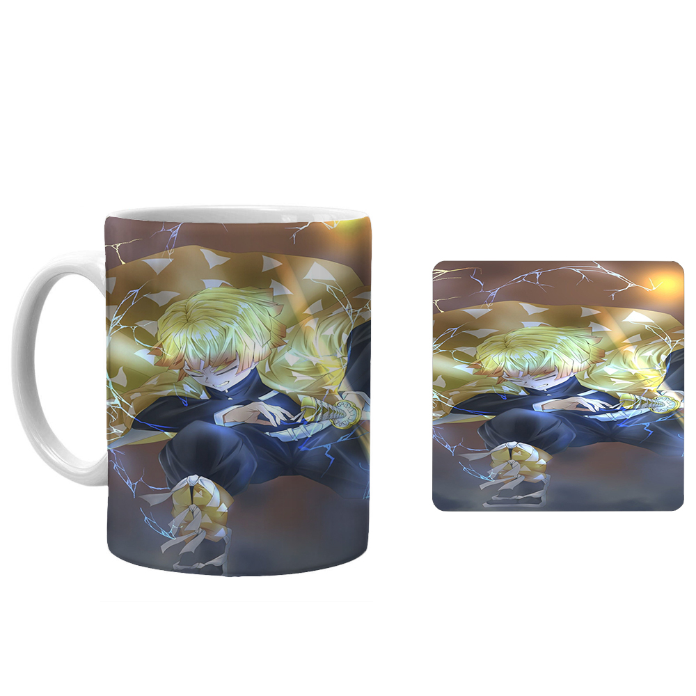 ماگ طرح انیمه شیطان کش xd5 به همراه زیرلیوانی