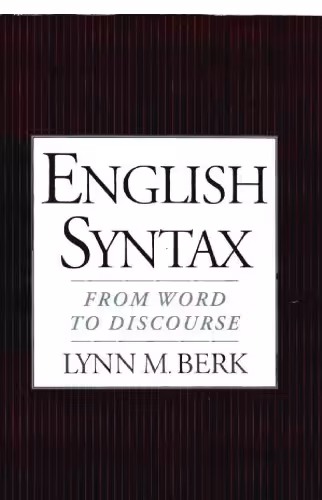 خرید و دانلود نسخه کامل کتاب English Syntax: From Word to Discourse