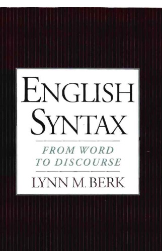 خرید و دانلود نسخه کامل کتاب English Syntax: From Word to Discourse