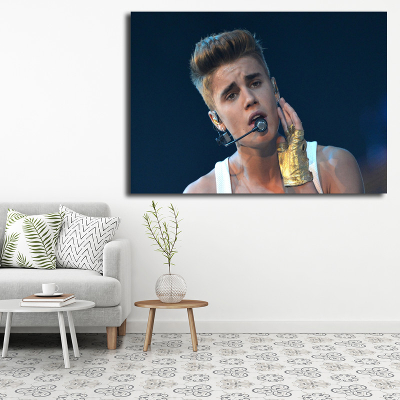 تابلو شاسی مدل جاستین بیبر کد 19 | دنیای قاب