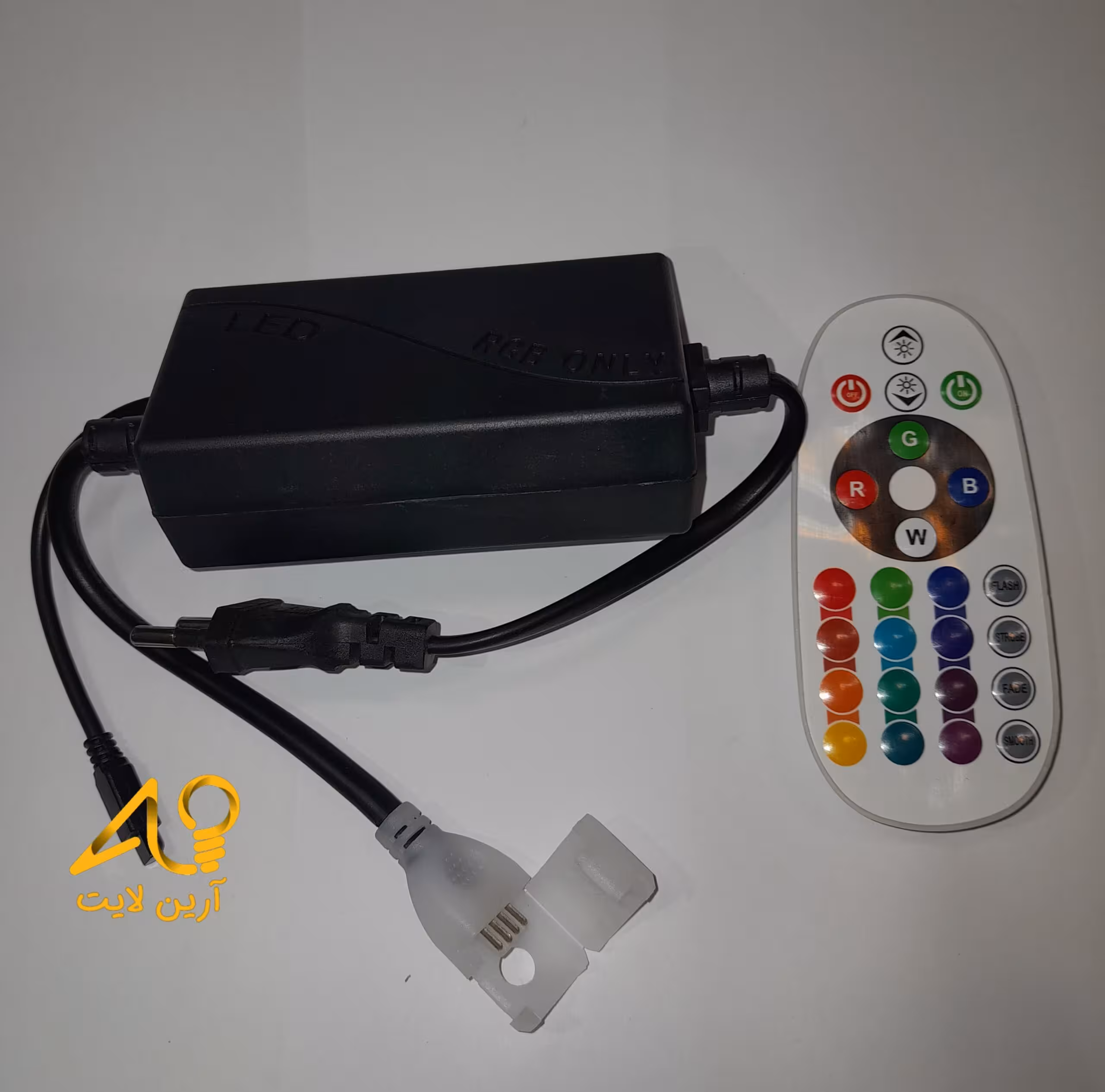 ریموت ریسه شلنگی وایرلس هفت رنگ (SMD RGB) . . پخش مستقیم انواع ریموت وایرلس