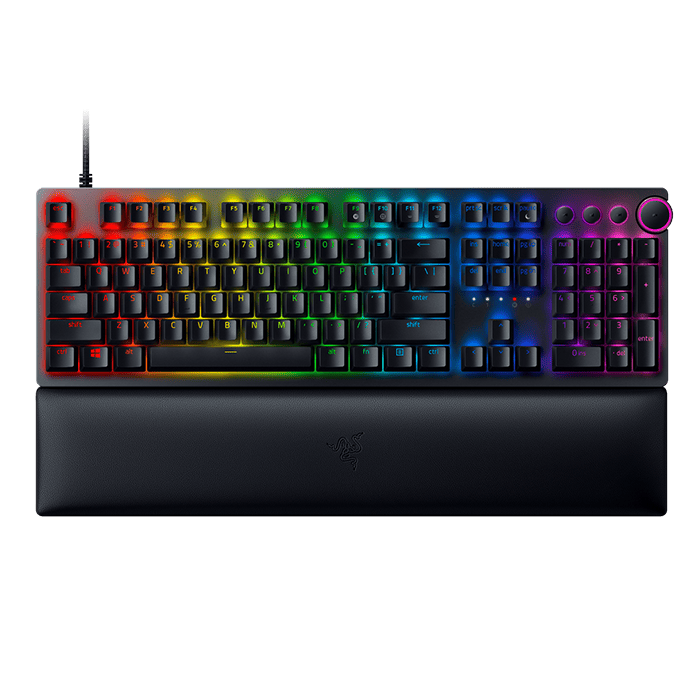 مشخصات، قیمت و خرید کيبورد گیمینگ ريزر مدل RAZER Huntsman V2 Purple Switch