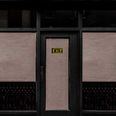 چراغ دیواری نئون دیزاین طرح Exit-BL_YL