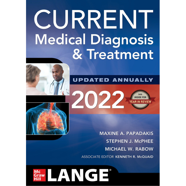 کتاب Current Medical Diagnosis and Treatment 2022 اثر Maxine A. Papadakis انتشارات مک گرا هیل 