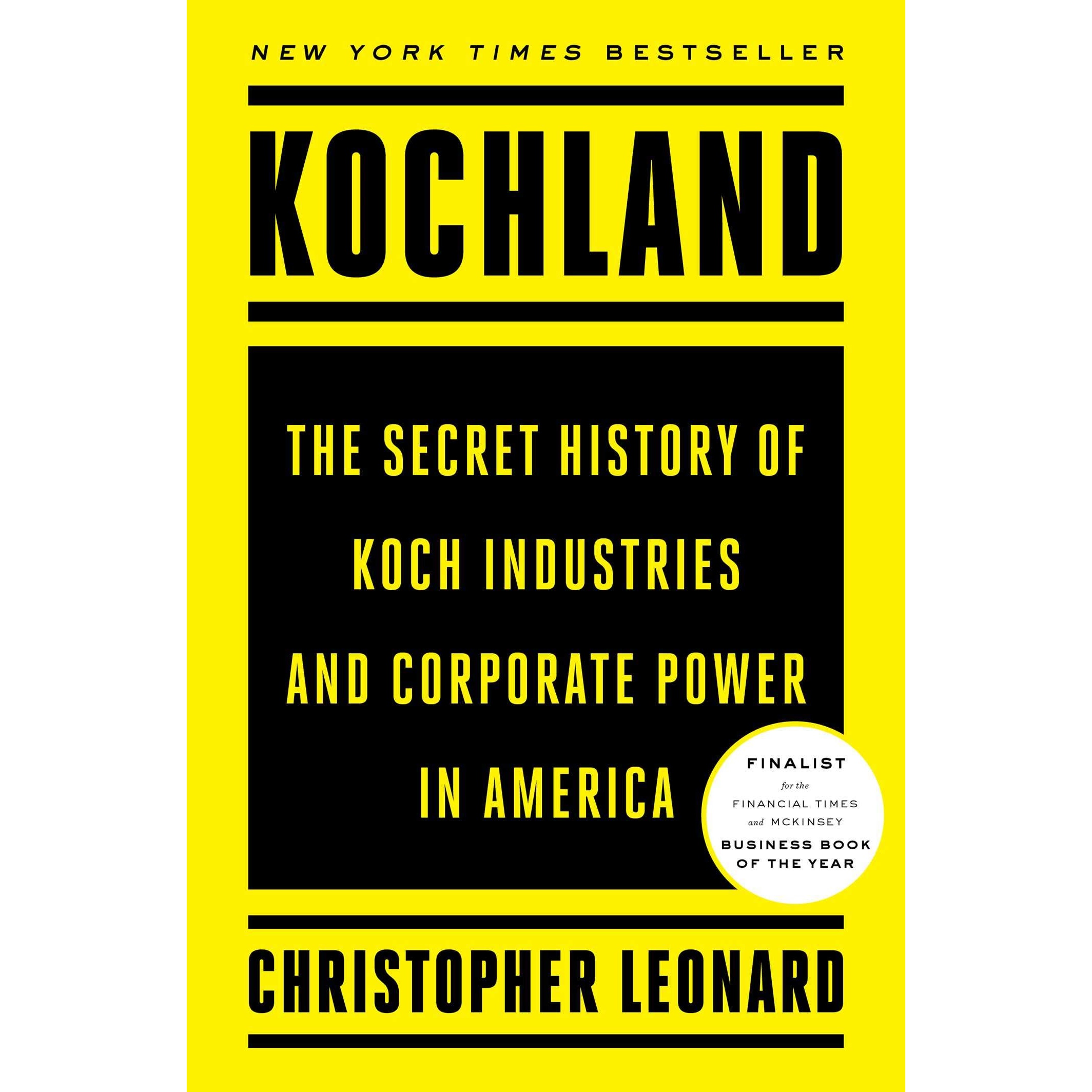 کتاب Kochland اثر Christopher Leonard انتشارات Simon &amp; Schuster, Inc