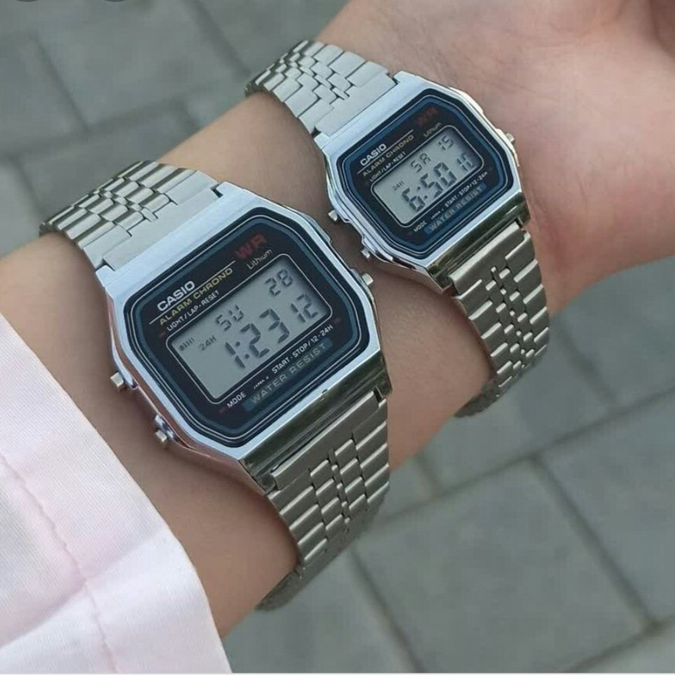 ساعت ست زنانه مردانه کاسیو Casio فلزی f-w91