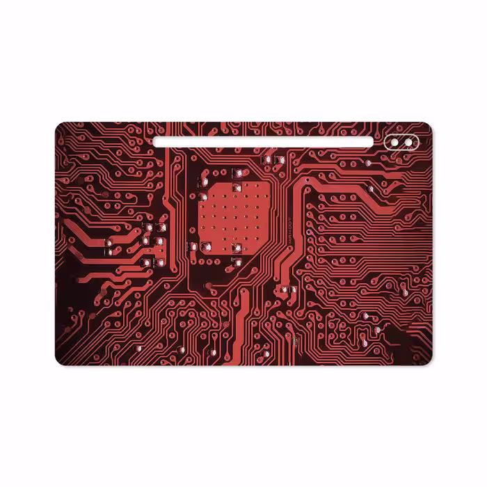 برچسب پوششی ماهوت مدل Red Printed Circuit Board مناسب برای تبلت سامسونگ Galaxy Tab S6 2019 SM-T865