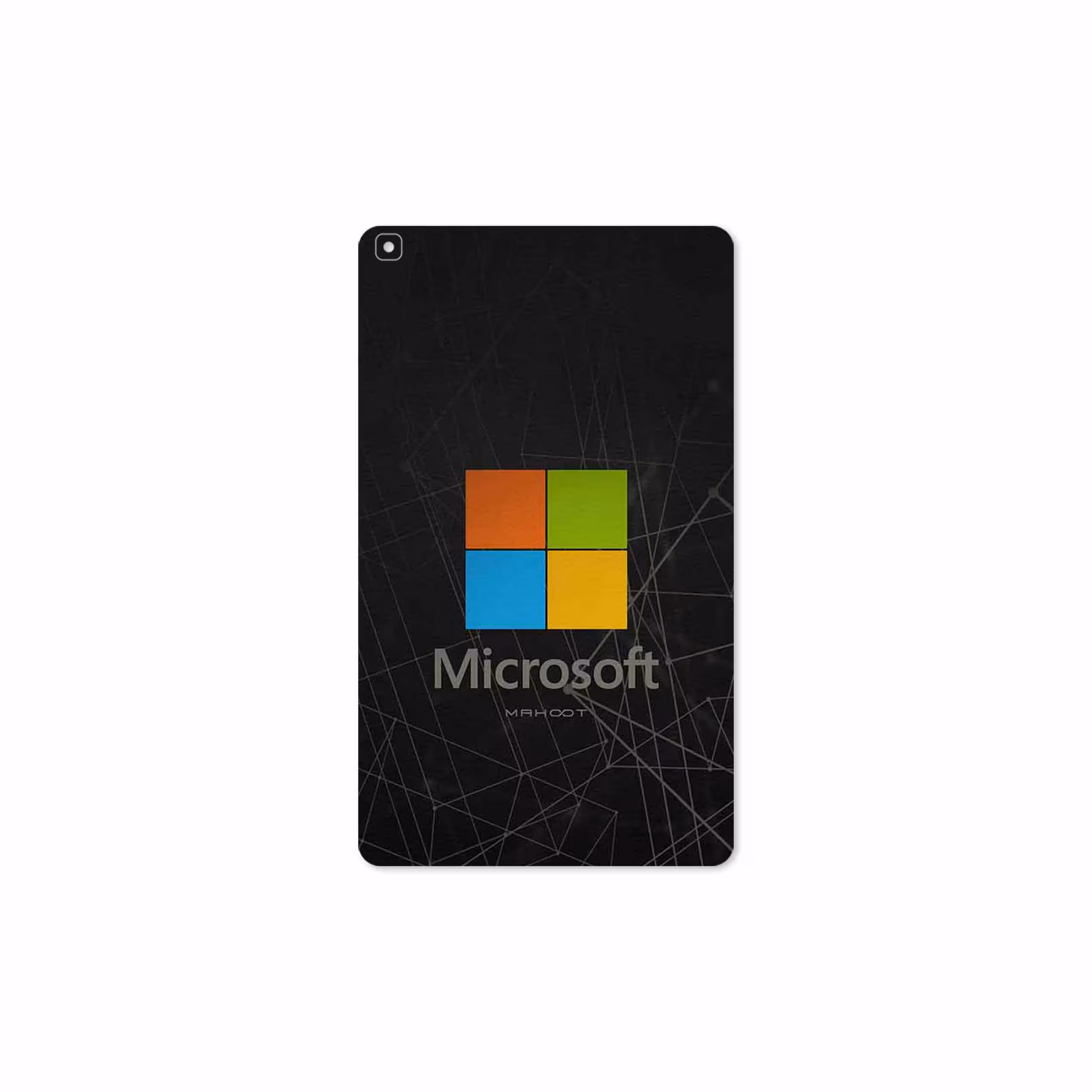 برچسب پوششی ماهوت مدل Microsoft-Logo مناسب برای تبلت سامسونگ Galaxy Tab A 8.0 2019 T295
