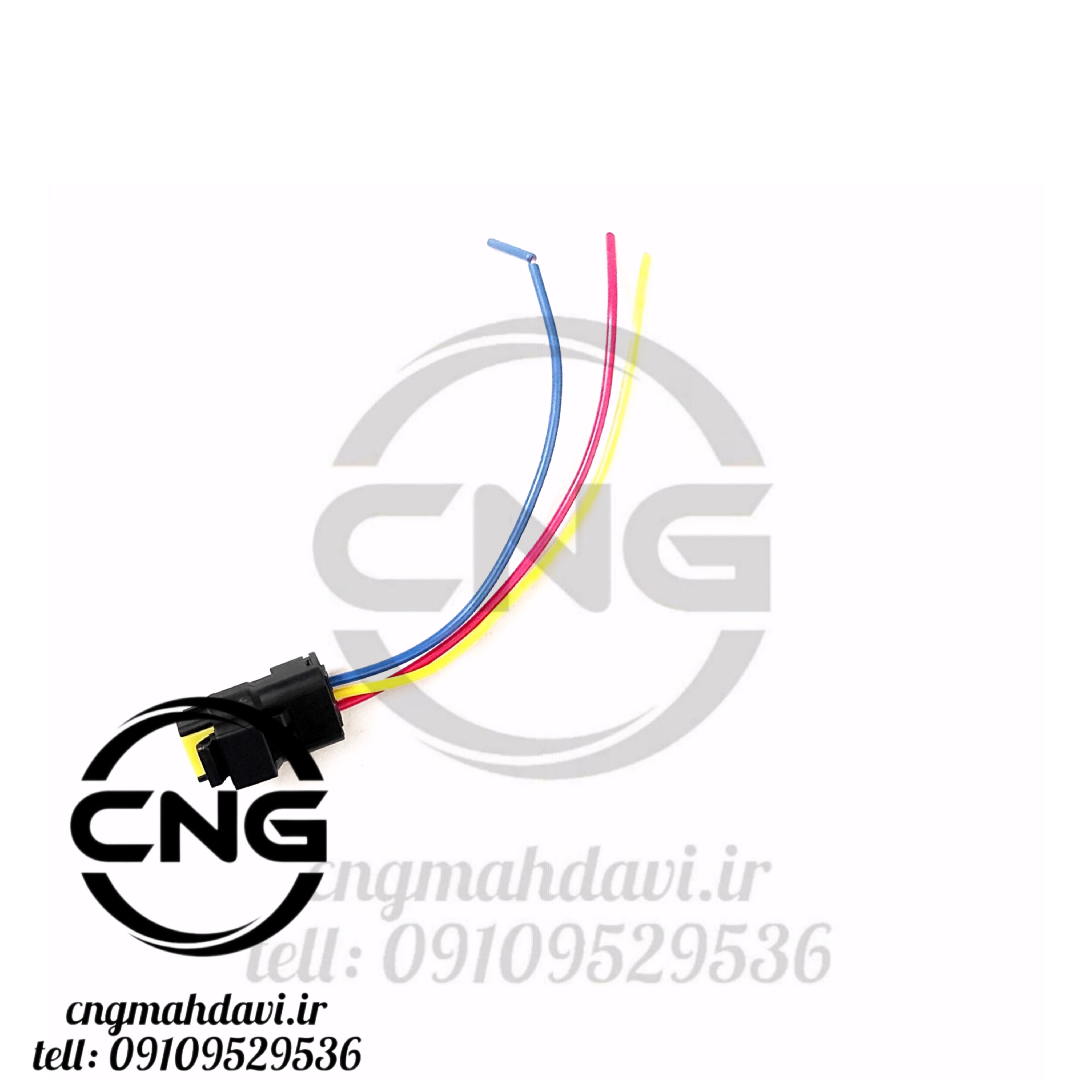 سوکت سه سیم سنسور پیزو | سی ان جی مهدوی