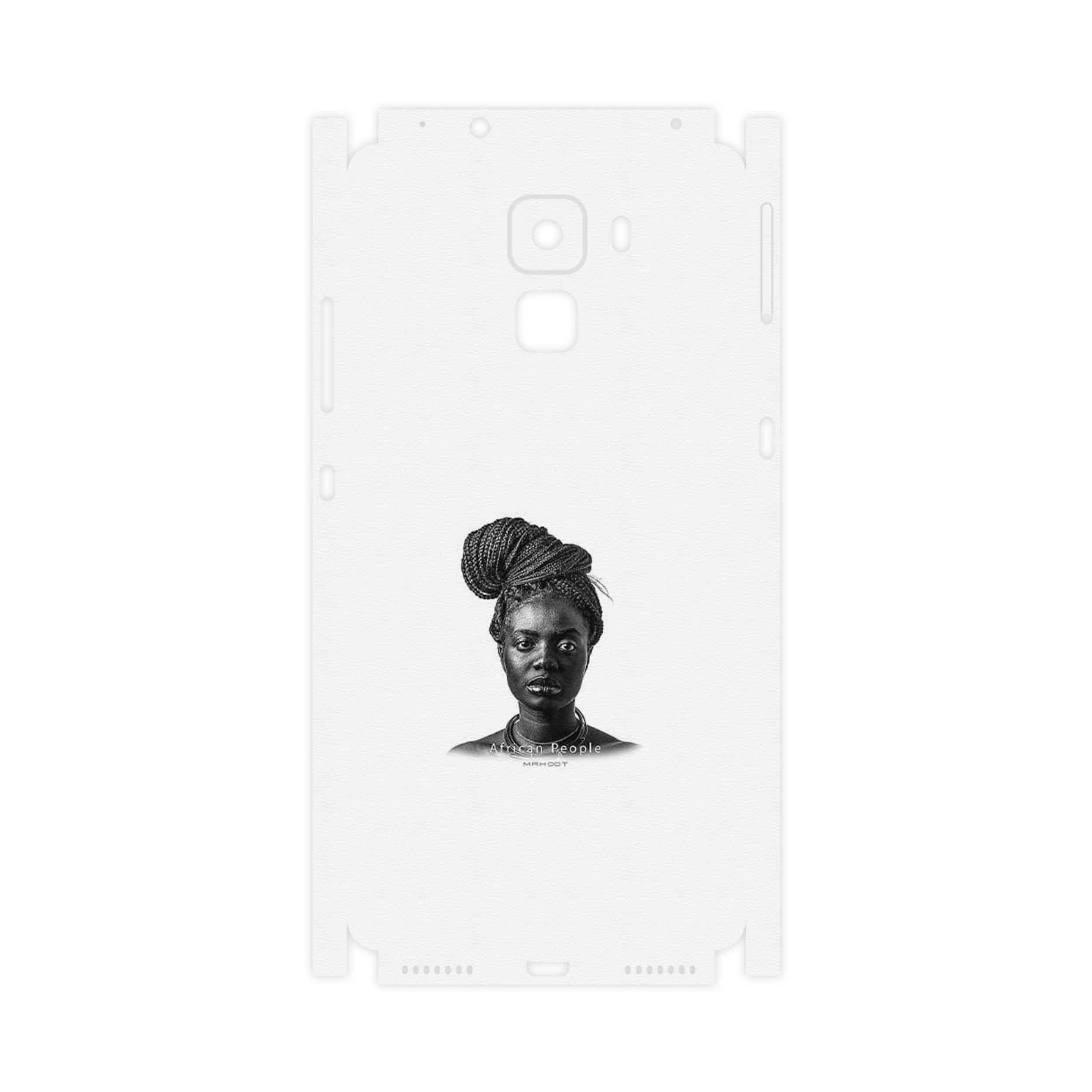 برچسب پوششی ماهوت مدل Portrait of an African Woman-FullSkin مناسب برای گوشی موبایل آنر 7