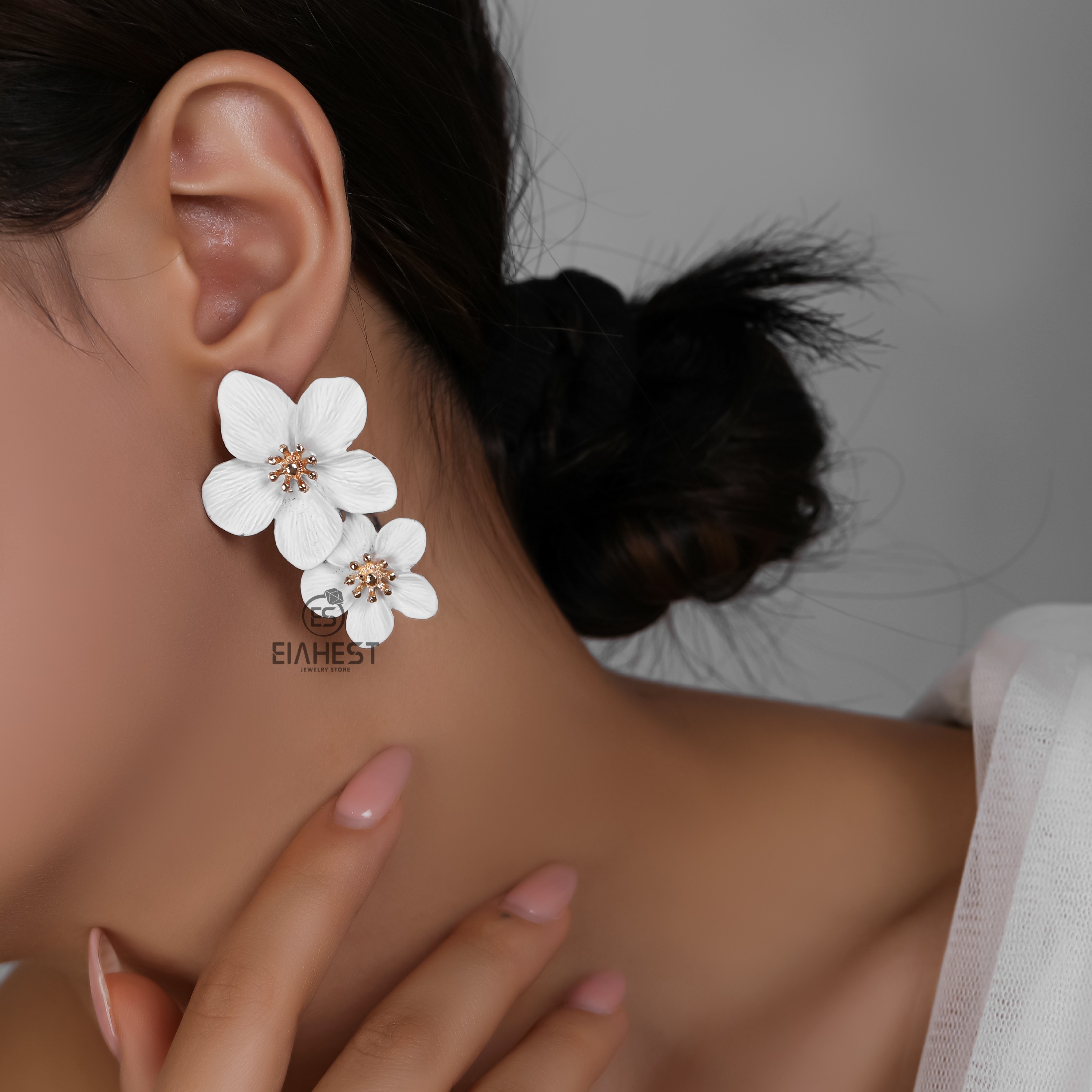 گوشواره شکوفه ای FE370