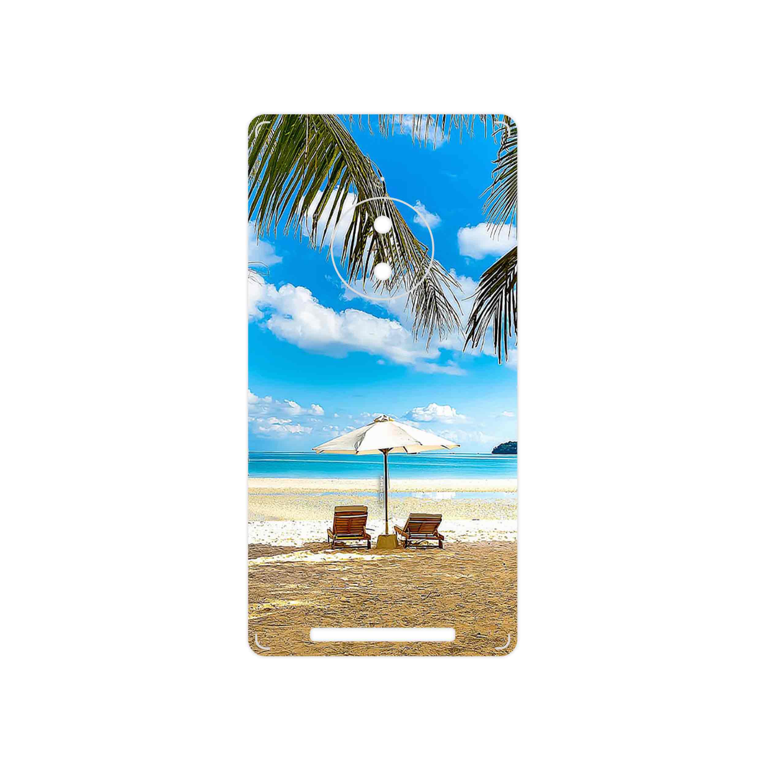 برچسب پوششی ماهوت مدل Beach مناسب برای گوشی موبایل نوکیا Lumia 830