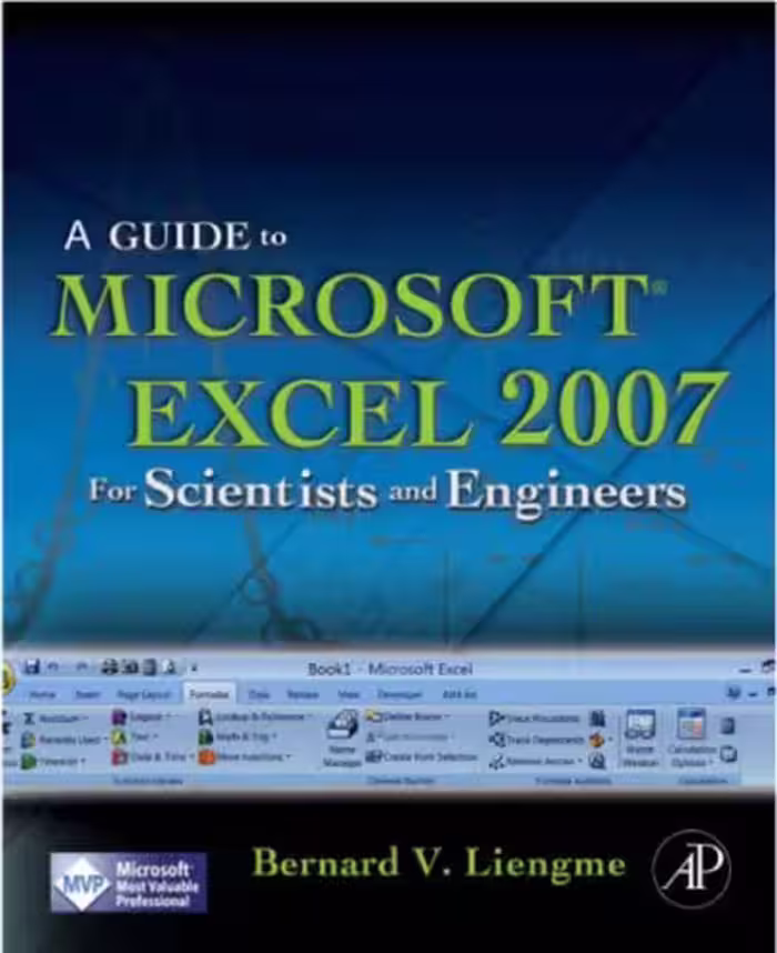 خرید و دانلود نسخه کامل کتاب A guide to Microsoft Excel 2007 for scientists and engineers