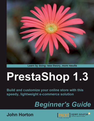 خرید و دانلود نسخه کامل کتاب PrestaShop 1.3 Beginner&#039;s Guide