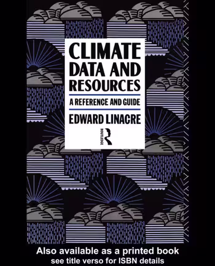 خرید و دانلود نسخه کامل کتاب Climate Data and Resources: A Reference and Guide
