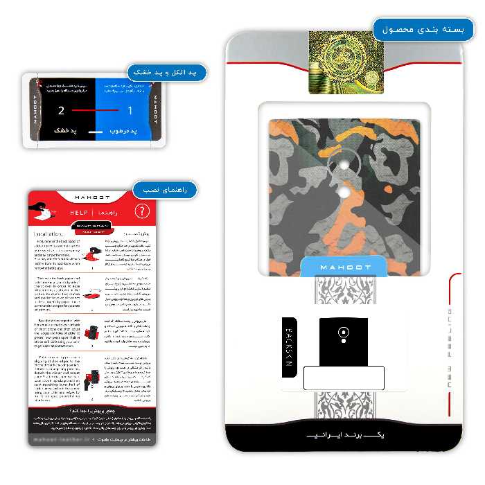 برچسب پوششی ماهوت مدل Autumn-Army مناسب برای گوشی موبایل ال جی FX0 Firefox