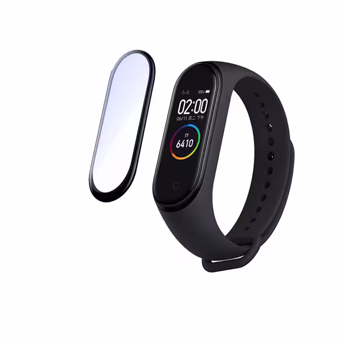 محافظ صفحه نمایش مدل MB-55 مناسب برای مچ بند هوشمند شیائومی Mi Band 5 بسته 3 عددی