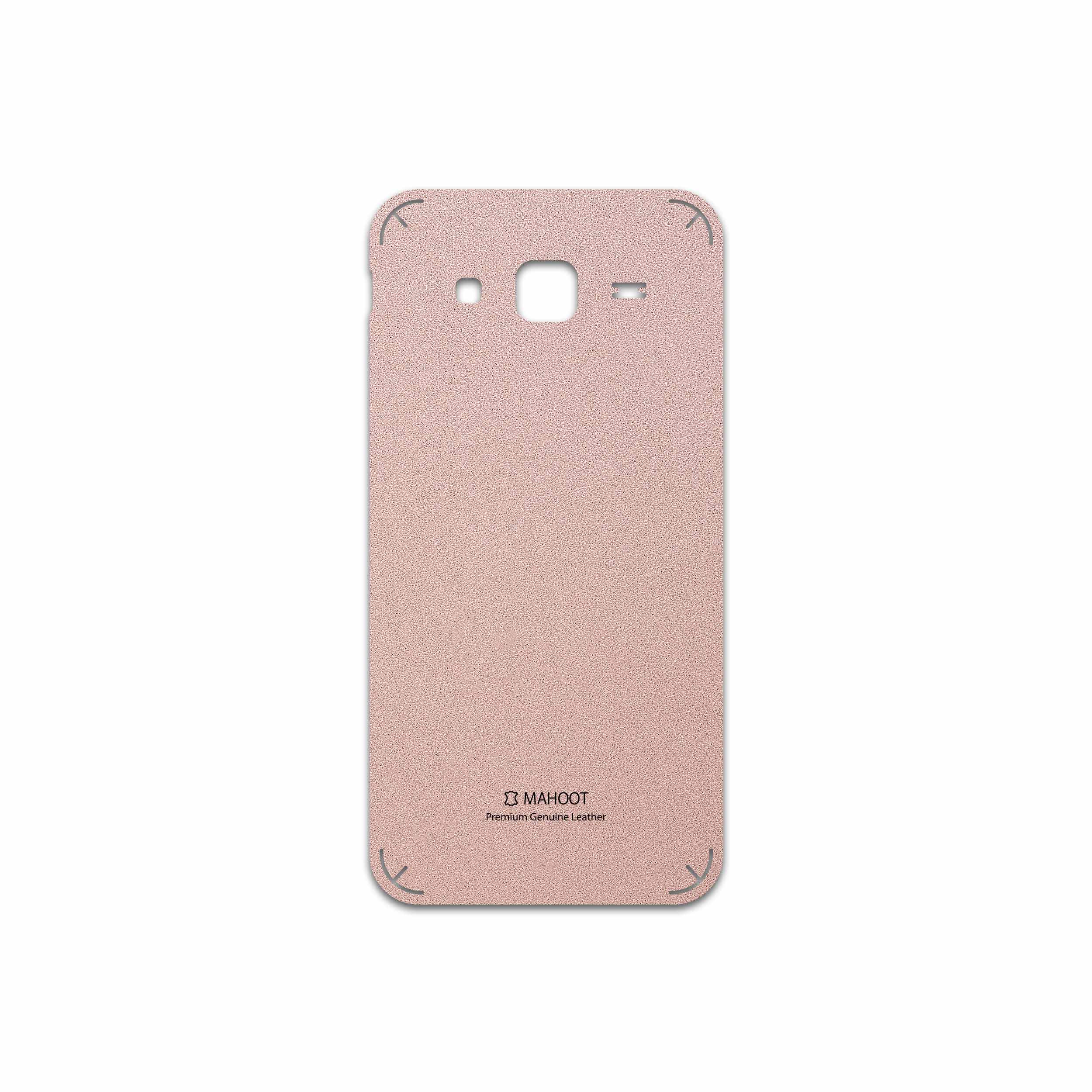 برچسب پوششی ماهوت مدل Rose Gold Leather مناسب برای گوشی موبایل سامسونگ Galaxy J5