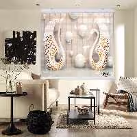 پرده زبرا زیو کد 3D1199 سایز 150x150 سانتی متر