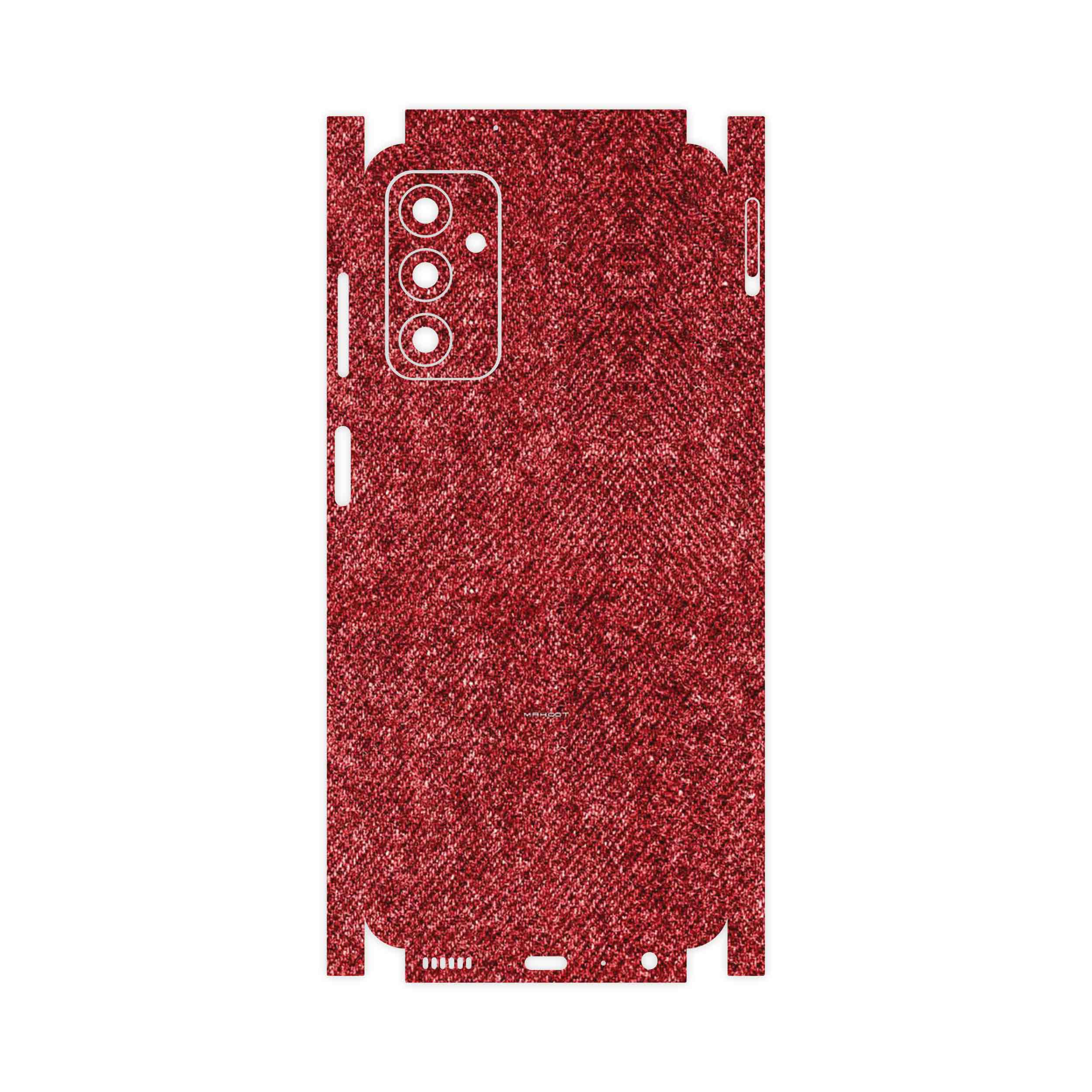 برچسب پوششی ماهوت مدل Fabric Texture 4-FullSkin مناسب برای گوشی موبایل سامسونگ Galaxy F13