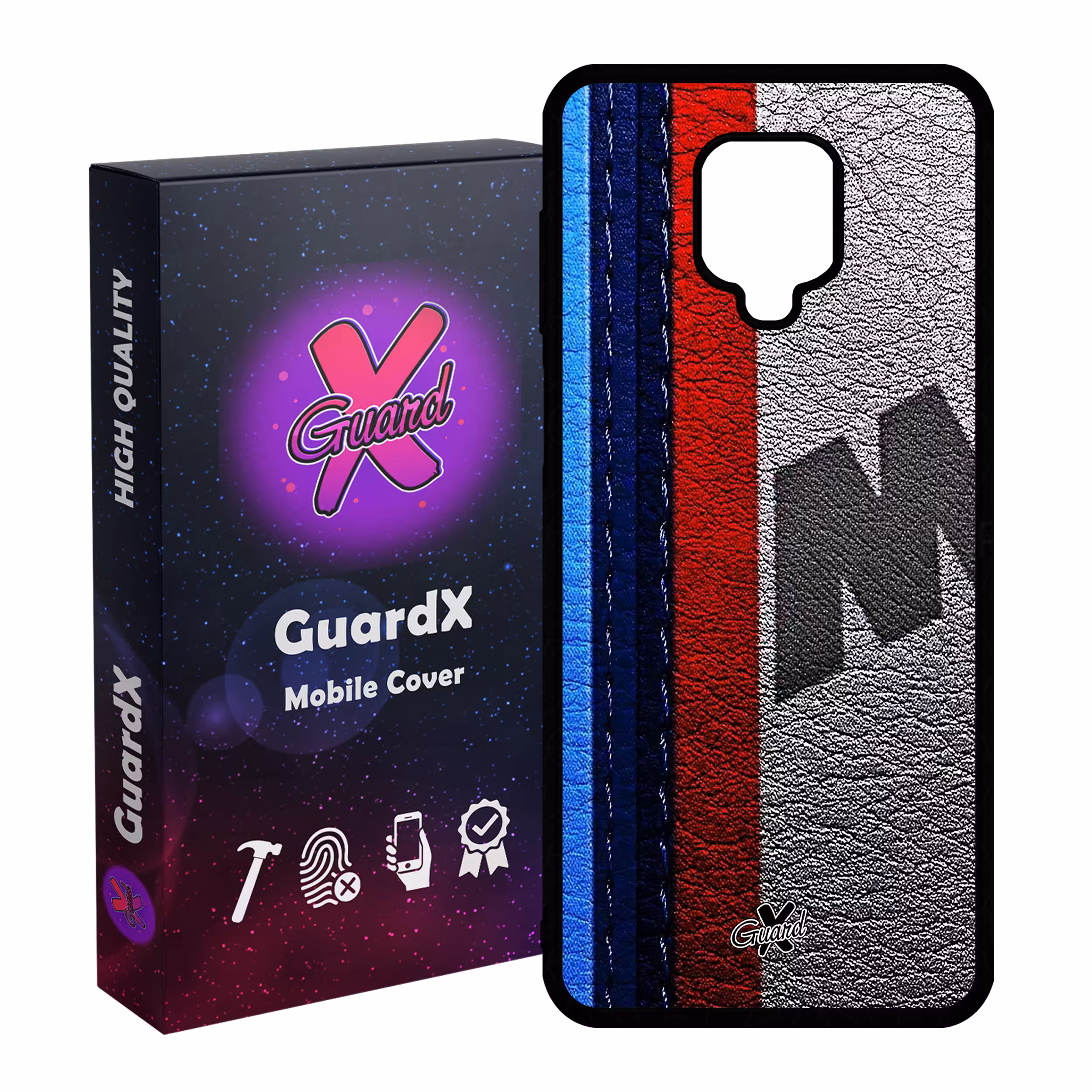 کاور گارد ایکس طرح BMW مدل Glass10344 مناسب برای گوشی موبایل شیائومی Redmi Note 9S / Note 9 Pro / Note 9 Pro Max
