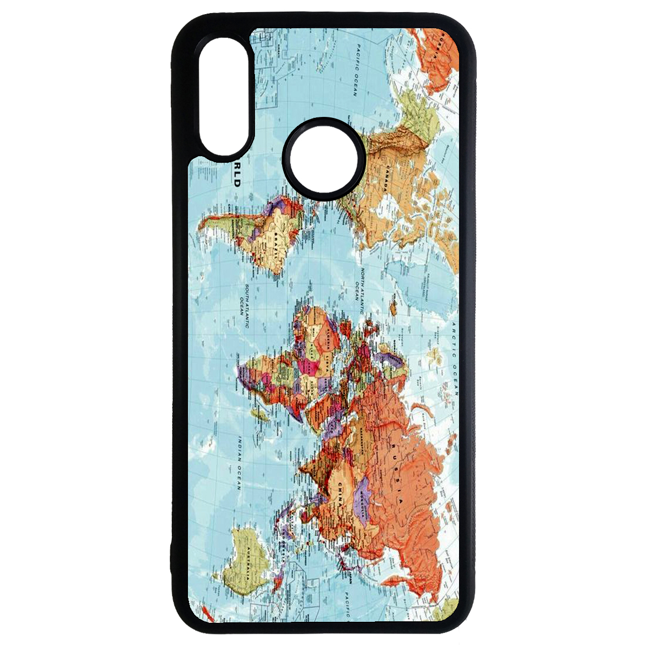 کاور طرح نقشه جهان کد 110517 مناسب برای گوشی موبایل هوآوی nova3i