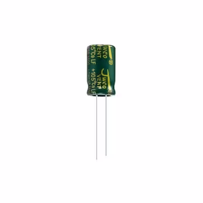خازن 100 میکروفاراد 50 ولت جی دبلیو کو کد 650 بسته 10 عددی