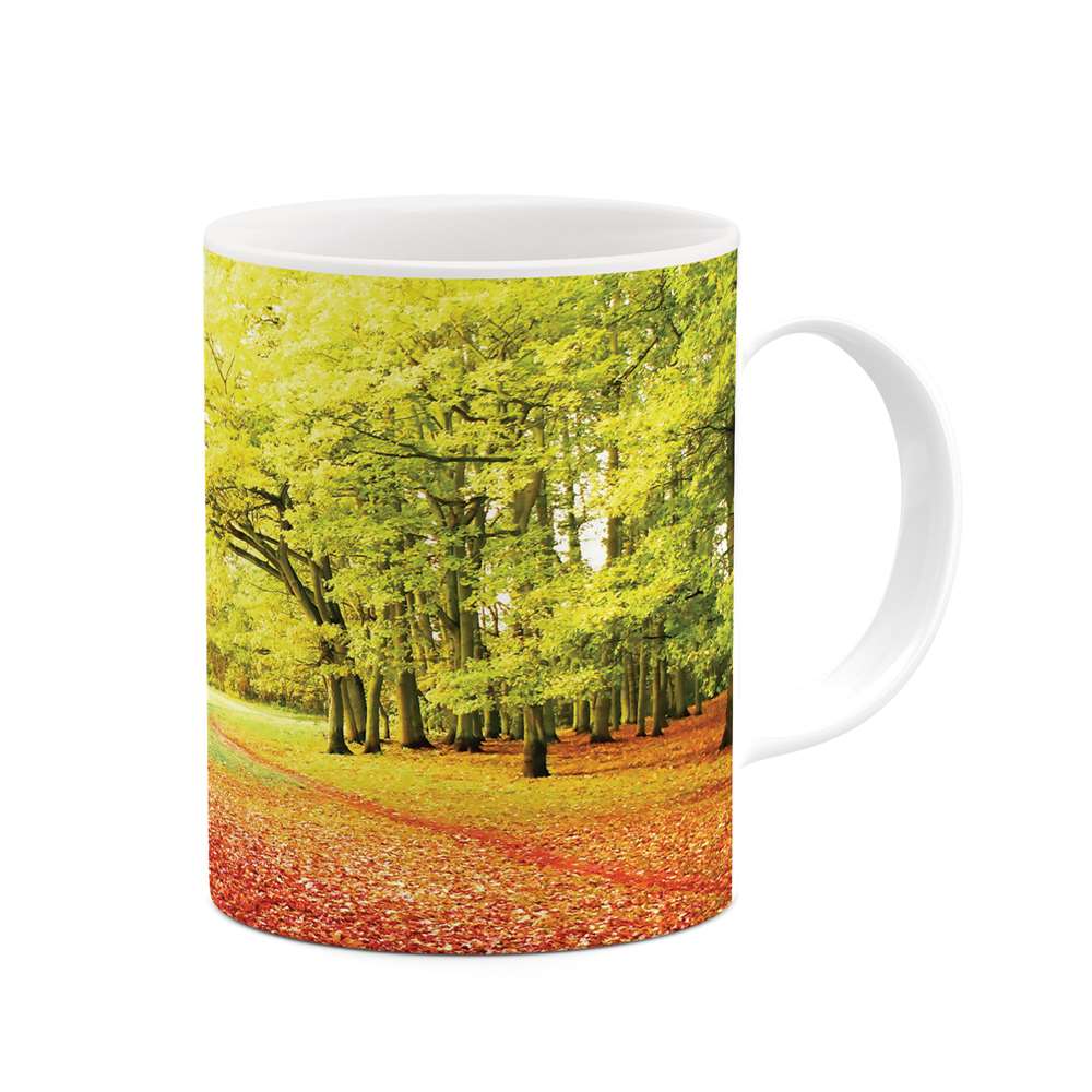 ماگ طرح منظره پاییزی مدل mgs05321