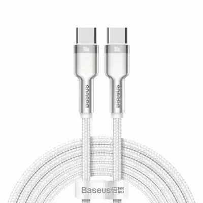 کابل تبدیل USB-C باسئوس مدل Cafule Series Metal Data Cable (100W) طول 1 متر
