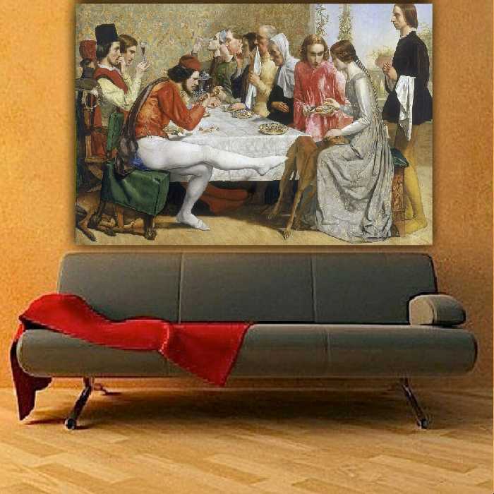 تابلو بوم طرح کلاسیک کدBH519