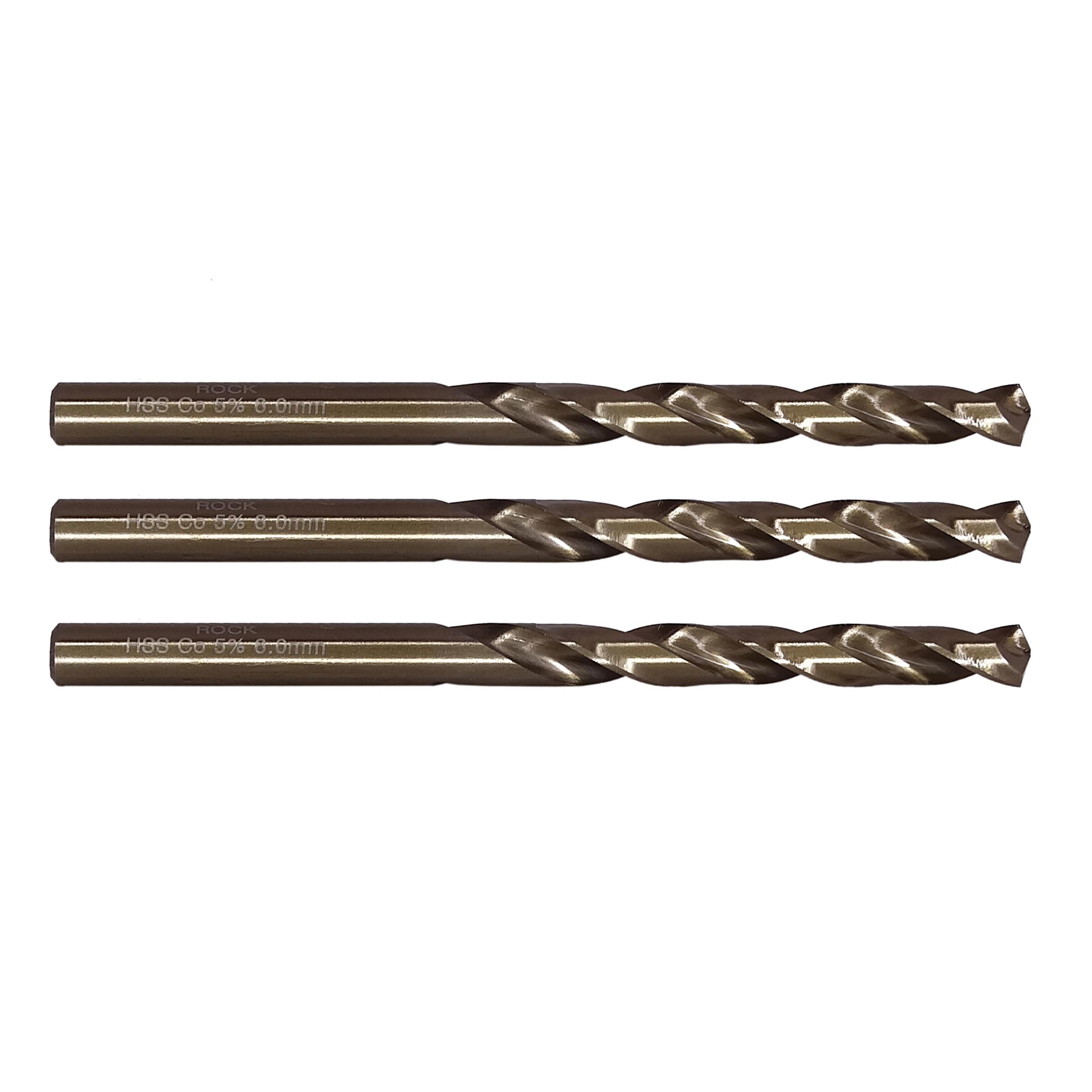 مته فلز کبالت راک مدل ART-RK-6mm سایز 6 میلی متر مجموعه 3 عددی