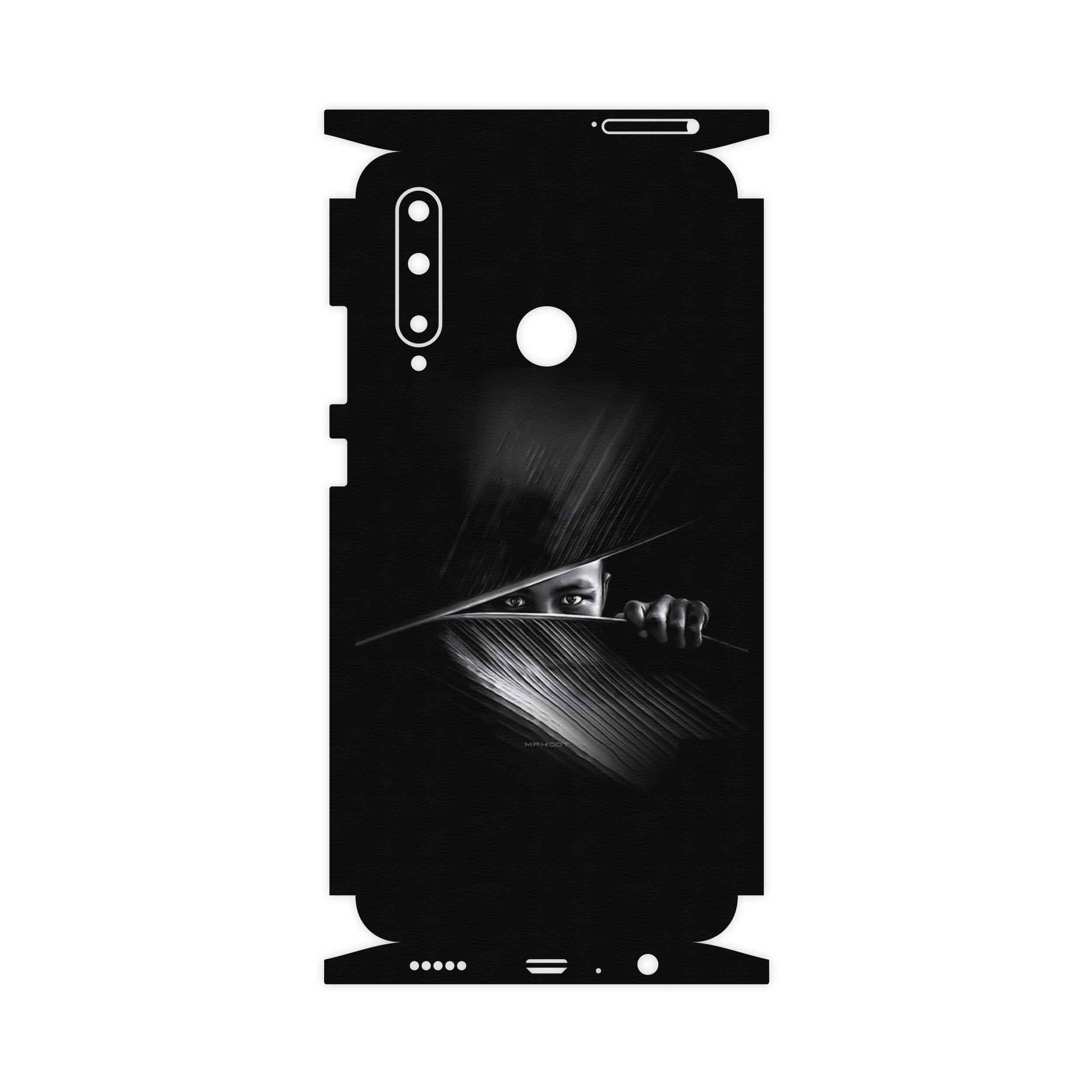 برچسب پوششی ماهوت مدل Black Portrait-FullSkin مناسب برای گوشی موبایل آنر 20 Lite
