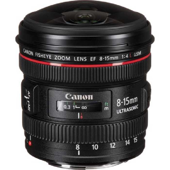 لنز کانن Canon EF 8-15mm f/4L Fisheye USM % - اگزیف
