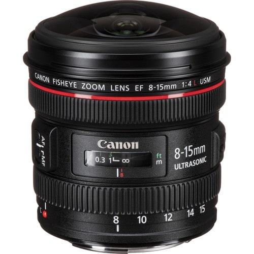 لنز کانن Canon EF 8-15mm f/4L Fisheye USM % - اگزیف